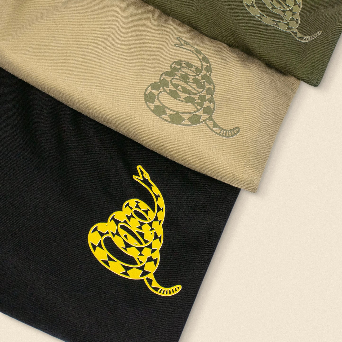 GADSDEN T-SHIRT - BLACK