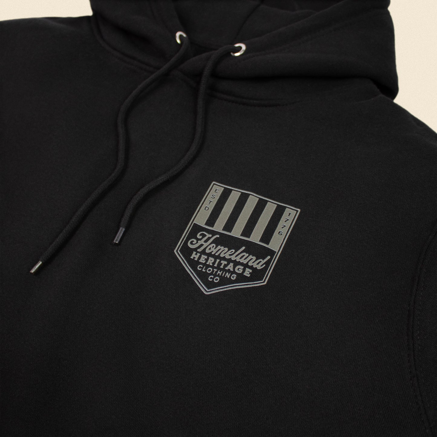 HOMELAND PULLOVER HOODIE - BLACK