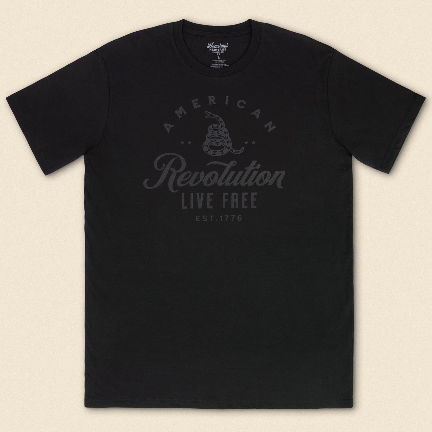 REVOLUTION T-SHIRT - BLACK