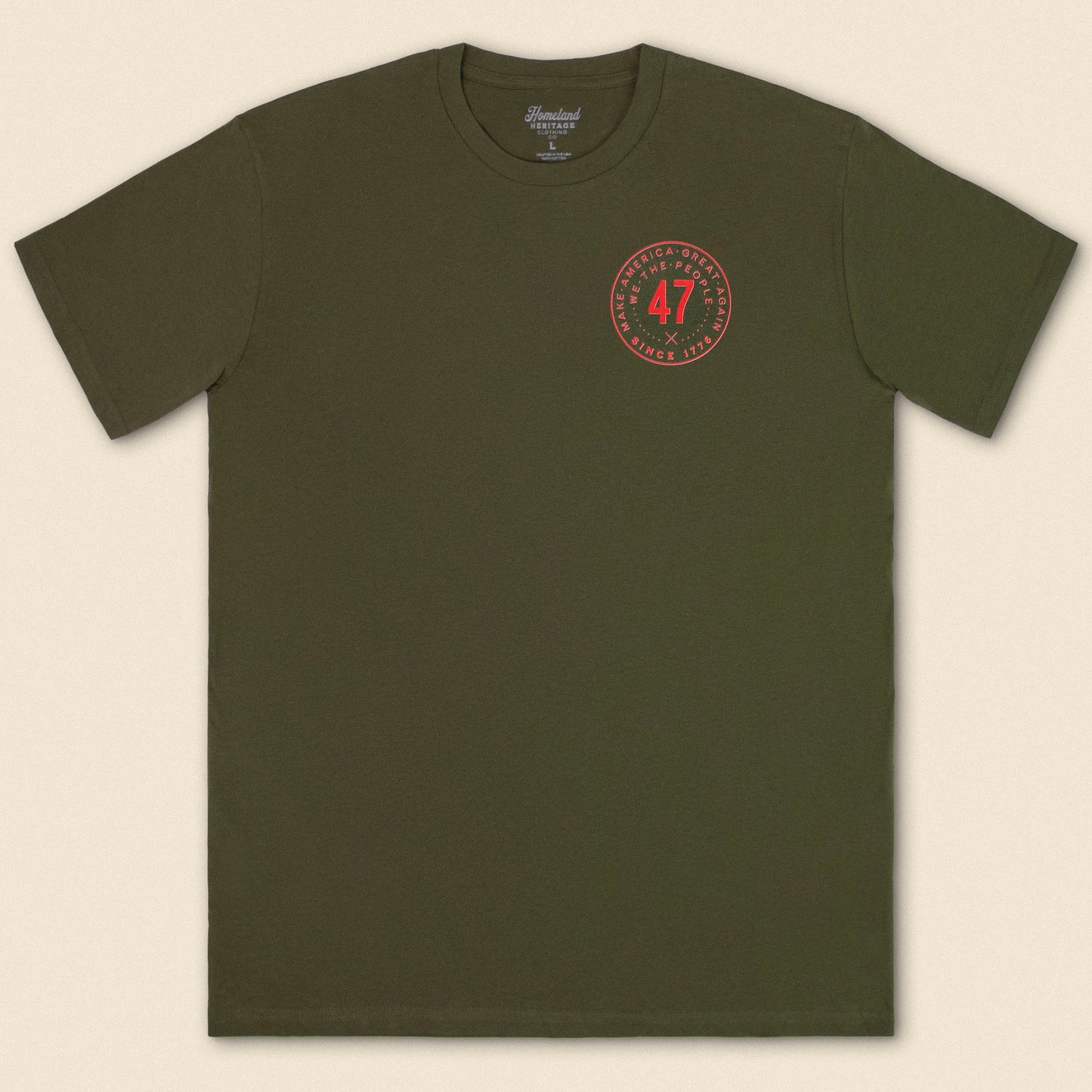 FOURTY-SEVEN T-SHIRT - ARMY GREEN