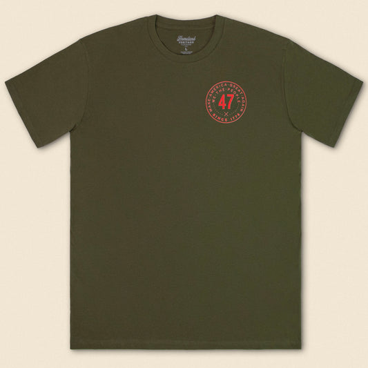 FOURTY-SEVEN T-SHIRT - ARMY GREEN