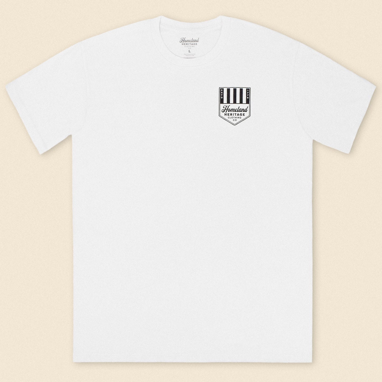HOMELAND T-SHIRT - WHITE