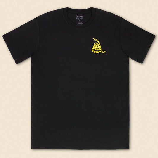 GADSDEN T-SHIRT - BLACK