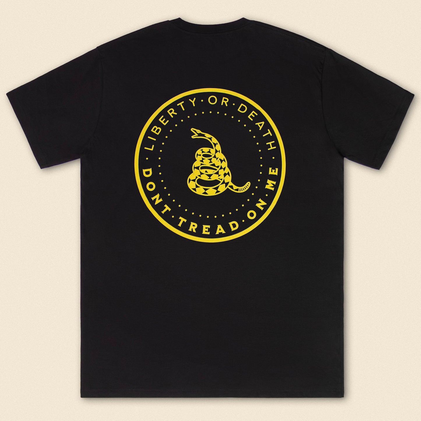 GADSDEN T-SHIRT - BLACK
