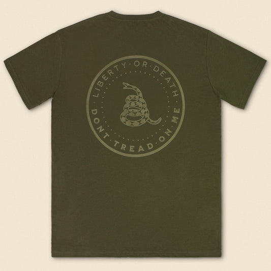 GADSDEN T-SHIRT - ARMY GREEN