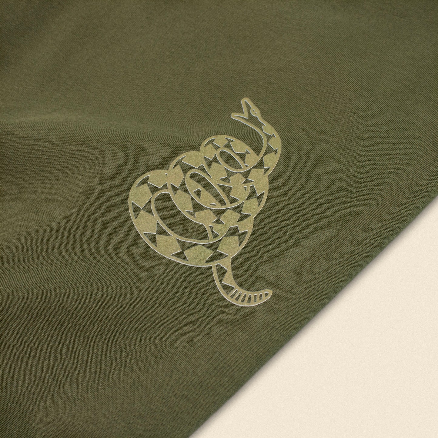 GADSDEN T-SHIRT - ARMY GREEN