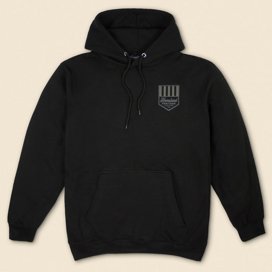 HOMELAND PULLOVER HOODIE - BLACK