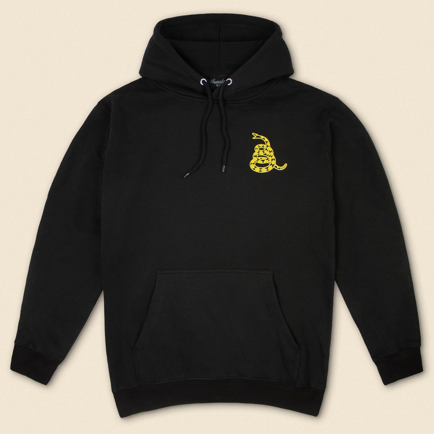 GADSDEN PULLOVER HOODIE - BLACK