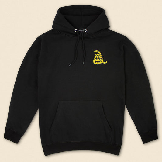 GADSDEN PULLOVER HOODIE - BLACK