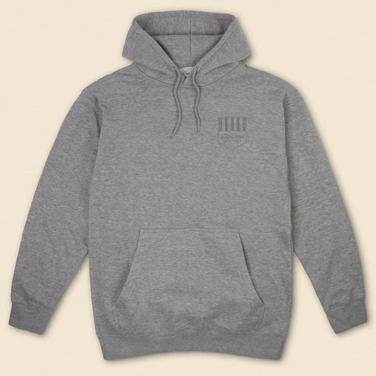 HOMELAND PULLOVER HOODIE - HEATHER GRAY