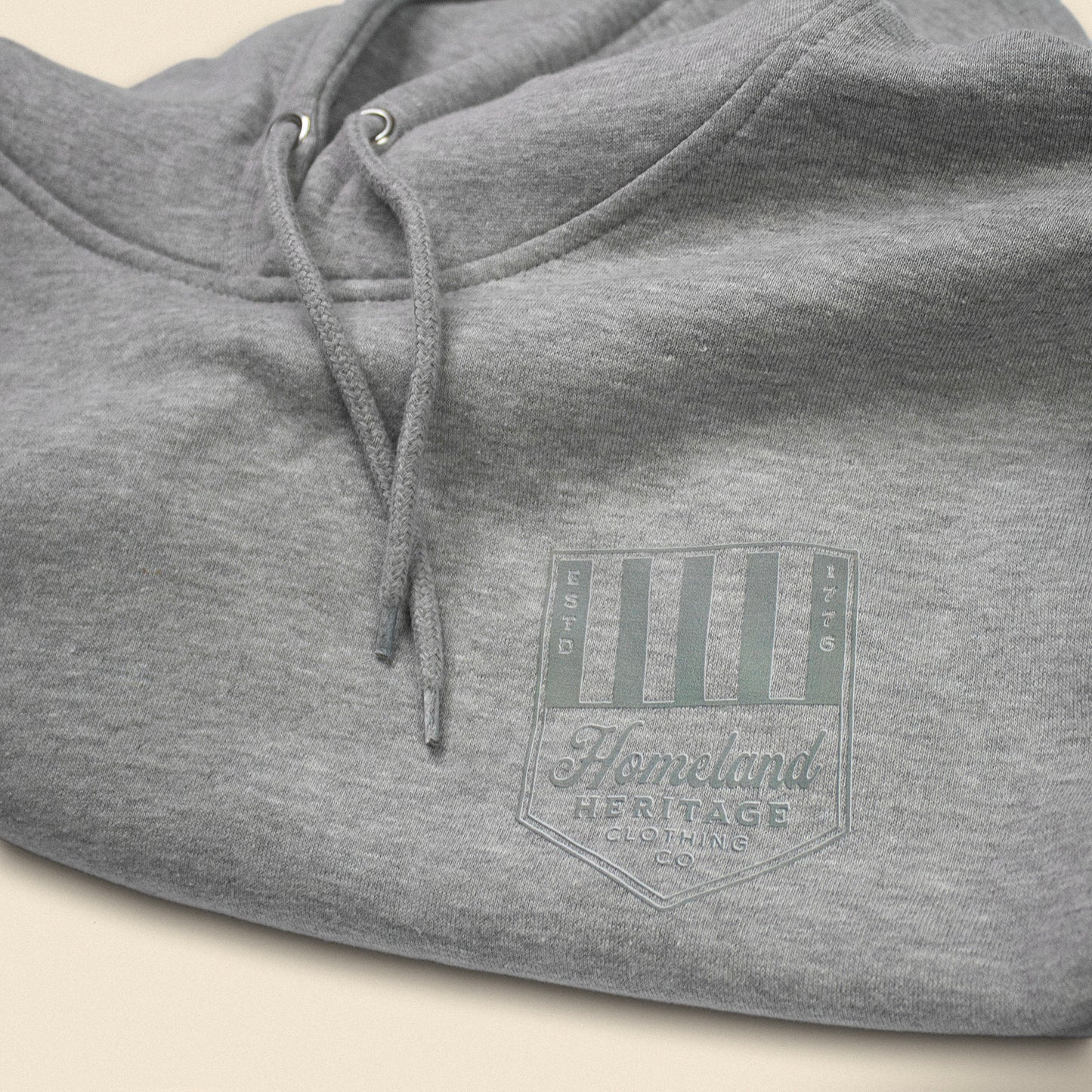 HOMELAND PULLOVER HOODIE - HEATHER GRAY